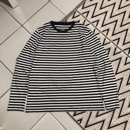 Muji Japan Striped Long Sleeve T-Shirt