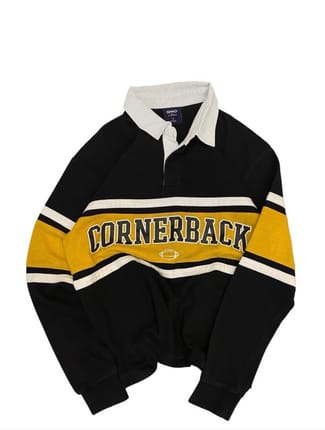 SPAO CORNERBACK SPELL OUT POLO RUGBY BOXY LONGSLEEVE