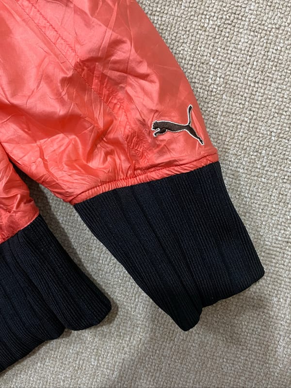 Vintage puma reversible ultra light puffer jacket, foto 7