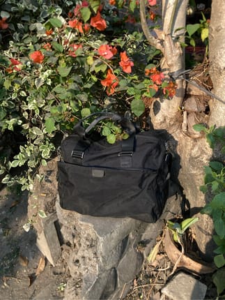 mini dufflebag handbag / shoulderbag by agnis voyage