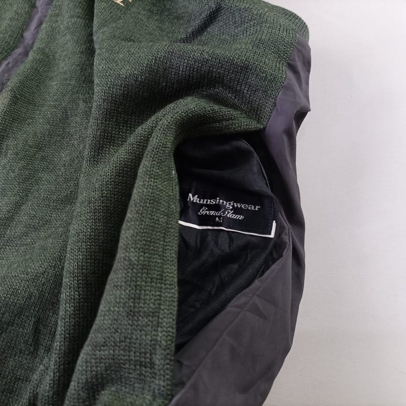 Munsingwear knit reversible vest size M A167, foto 6