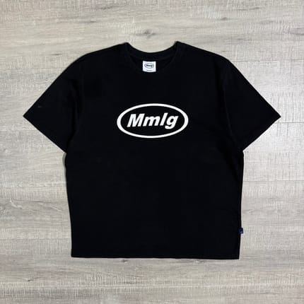 Mmlg big logo tshirt kaos black