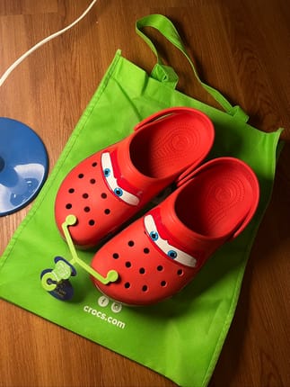 WTSSS Crocs Lighting McQueen Size 9 - ORIGINAL 100%