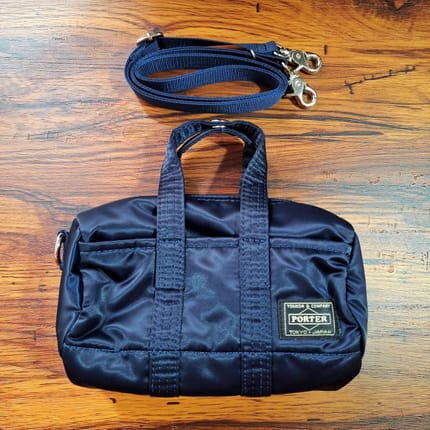 PORTER HOWL 2Way Boston Bag Mini Navy Blue
