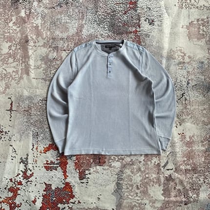 Henley Waffle Banana Republic