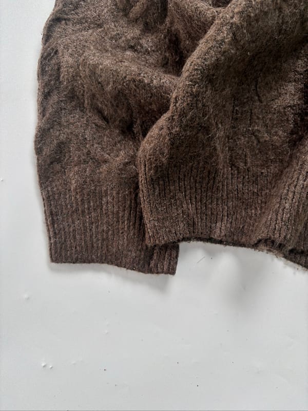 Cardigan Knit Cable OH6, foto 5
