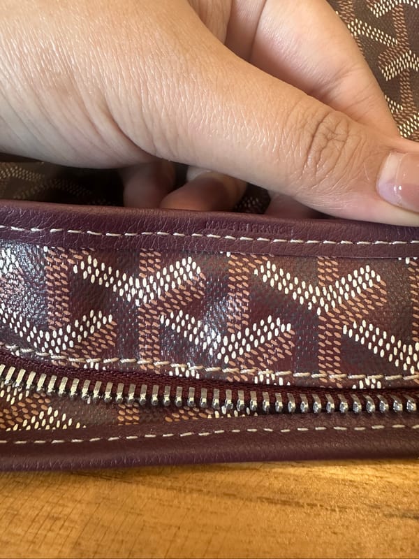 Goyard boheme burgundy, foto 5