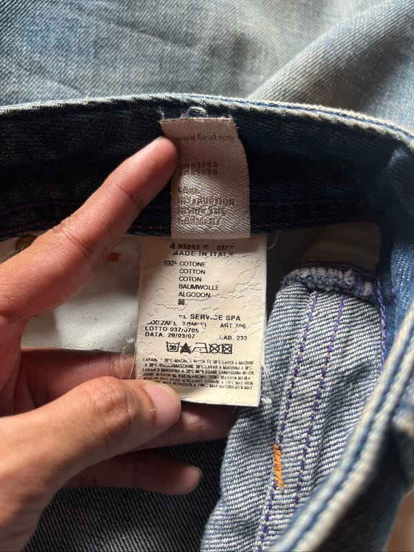Diesel Industry Zaf Mudwash Blue Flared Jeans, foto 10
