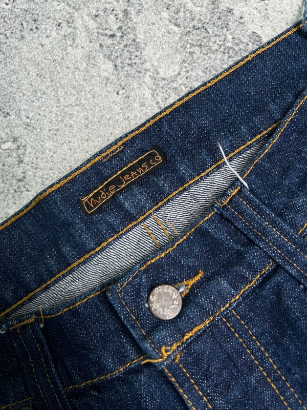 NUDIE JEANS GRIM TIM DRY NAVY, foto 7