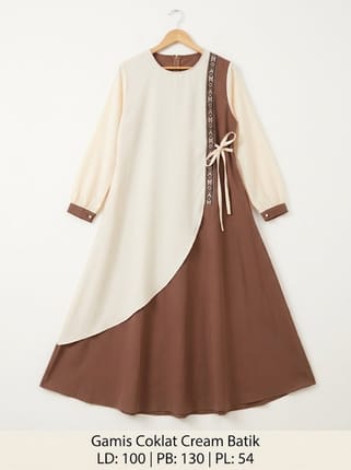 Batik Layer Mocca Dress