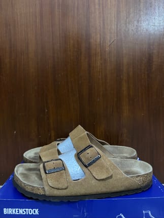 Birkenstock Arizona Soft Footbed Suede Taupe
