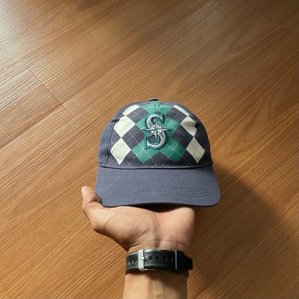 HAT SE4TTLE M4RINERS  SGA BOEING ARGYLE BLUE