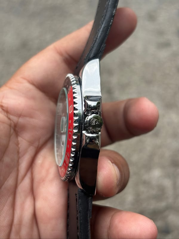 JAM TANGAN RELOX DATE JUST COCACOLA ROTATING BEZEL, foto 7