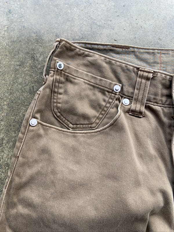 00’s Levis Enginereed Brown Buckel Single Pocket Pants, foto 6