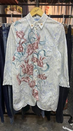 Prada Poplin Compact cotton long shirt