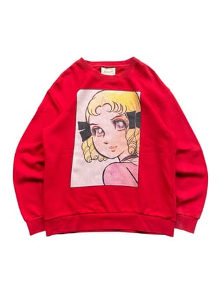 Gucci X Chikae Ide Graphic Sweatshirt Red