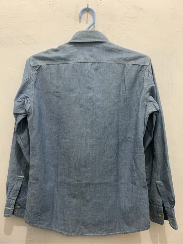 Kemeja Denim Uniqlo, foto 3
