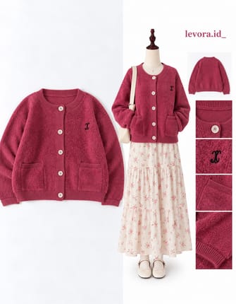 Cardigan knit OH41