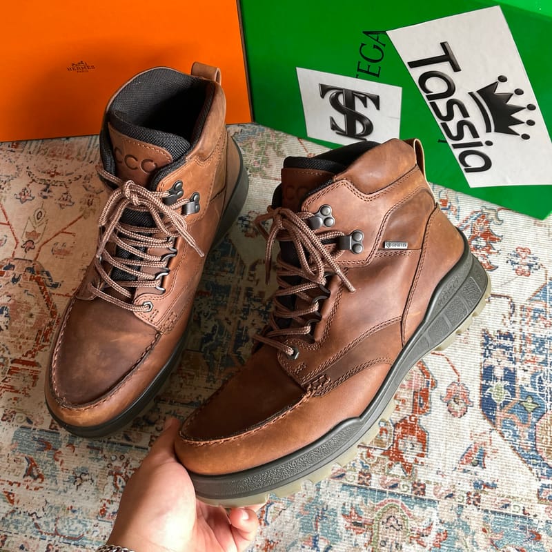 Ecco boots leather brown size 44, foto 2