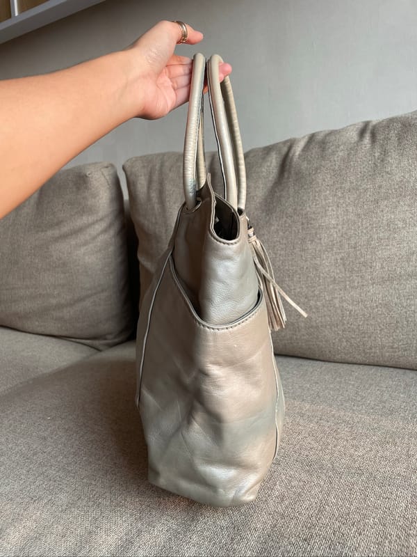 MICHAEL KORS ASH PEARL GREY HOBO, foto 3