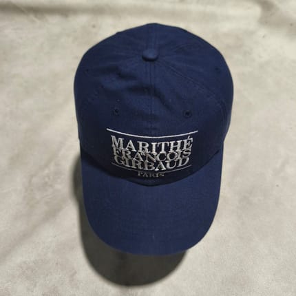 Topi snapback pria marithe Francois girbaud navy bekas secon