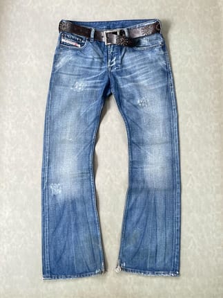Diesel 2000s Zathan Boot Cut Beautiful Blue Jeans