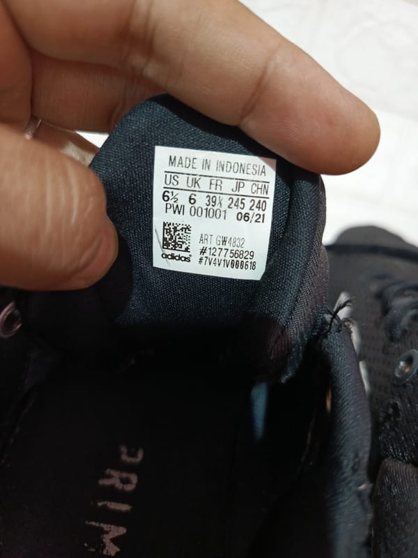 Adidas Pureboost 21 Black White, foto 6