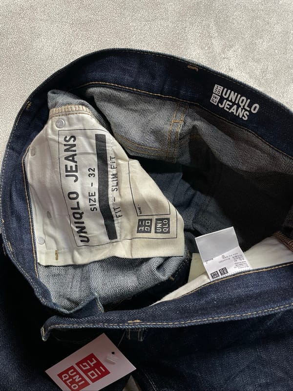 UNIQLO SELVEDGE JEANS INDIGO, foto 6