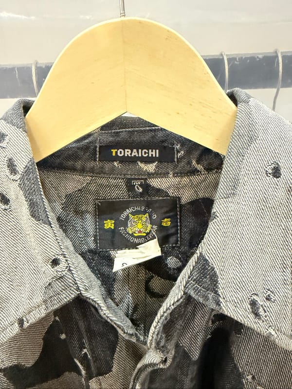Vintage Toraichi Camo Double Pocket Denim Jacket, foto 5