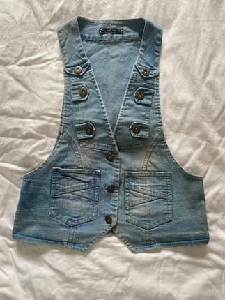 Napoleon vest vintage denim like Vivienne westwood