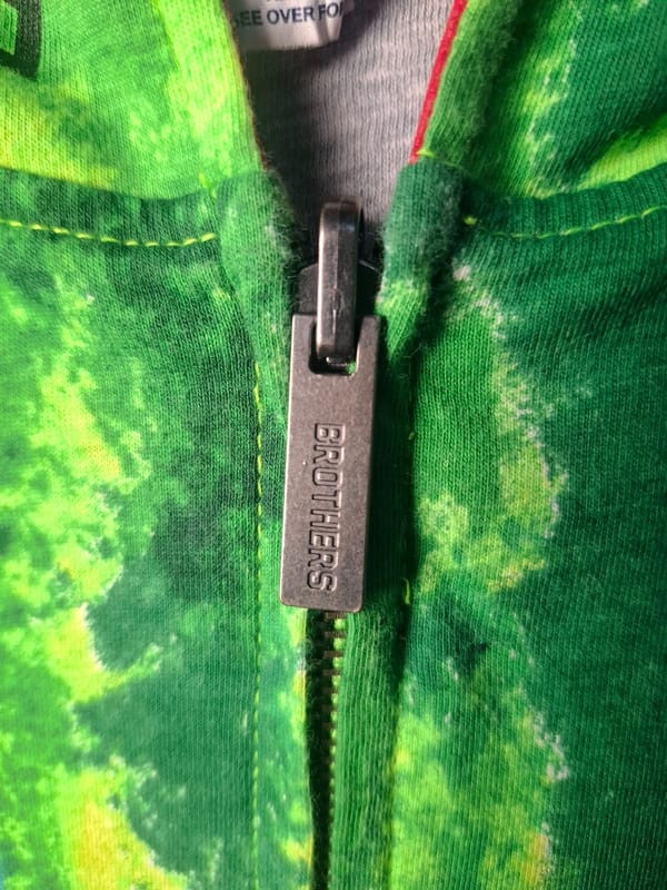 Y2K Zip Hoodie Reversible size S, foto 3