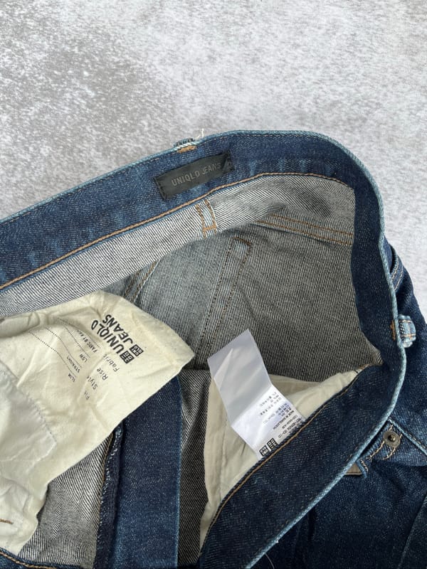 UNIQLO SELVEDGE JEANS SIZE 37 SECOND, foto 8