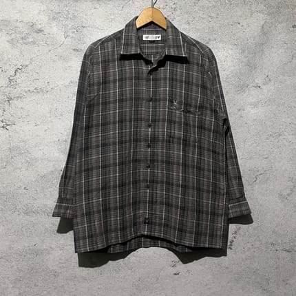 Kemeja flannel lyle & scott lengan panjang