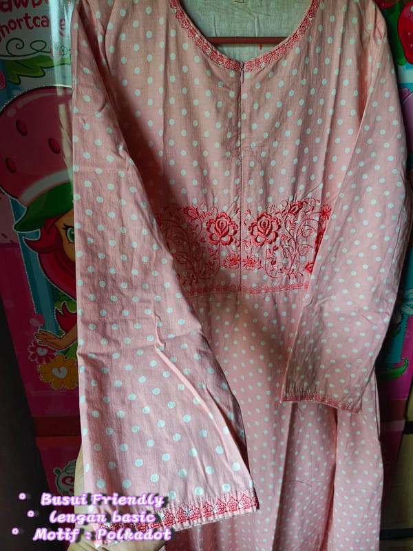Gamis Polkadot, foto 2