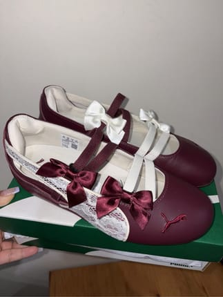 Puma Lace Speedcat Ballet Frosted Maroon