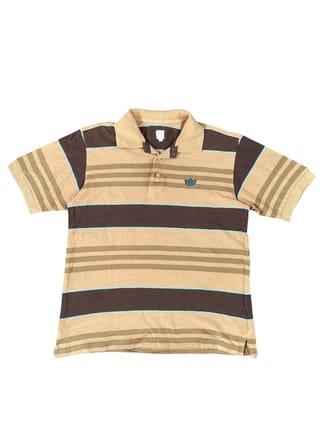 Vintage Adidas Brown Polo Shirt