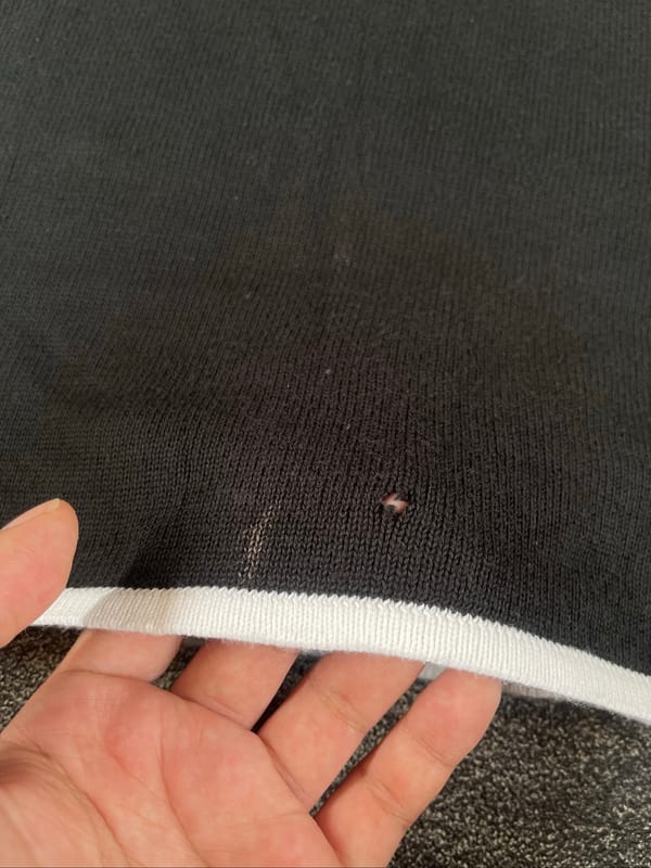 Sergio Tacchini Golf Knitted Black Polo Shirt, foto 9