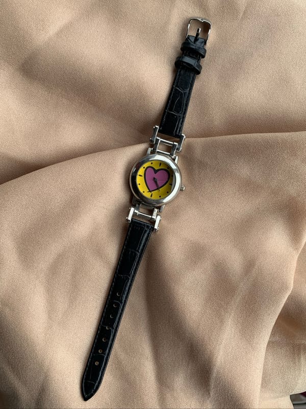 Jam tangan unik dial love, foto 3