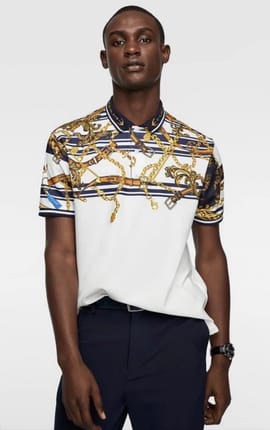 Zara baroque print solo shirt