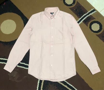 kemeja h&m button down