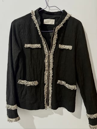 Black Cardigan zip-up