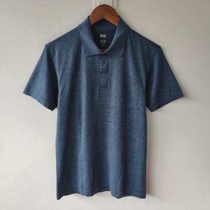 Polo shirt uniqlo dry ex size M