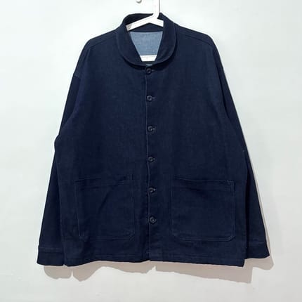 Denim chore jacket blue indigo uniqlo dickies carhartt levis