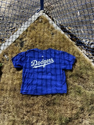 tshirt los angelen dodgers MLB by majestic blue