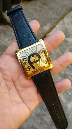 Aigner quartz gold elegan fahionable water resist