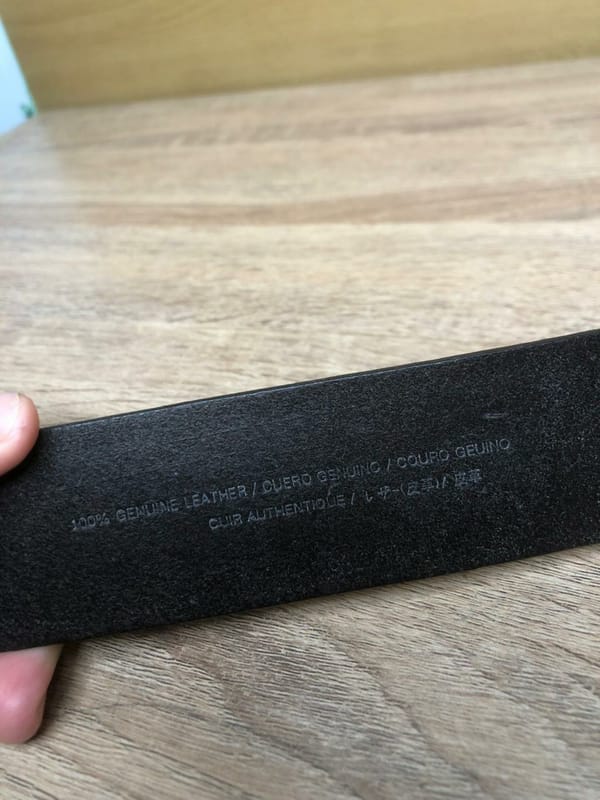 Armani Exchange Leather Belt, foto 6