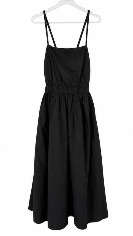 H&M Black Open Back Dress, foto 2