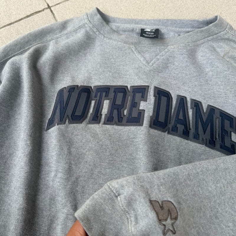 Starter Notre Dame sweatshirt crewneck, foto 3