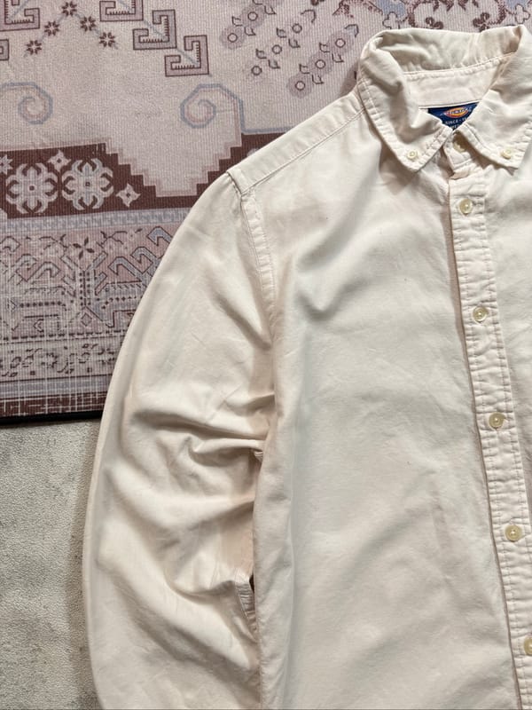 DICKIES OXFORD LIGHT PINK BUTTON DOWN SHIRTS, foto 4