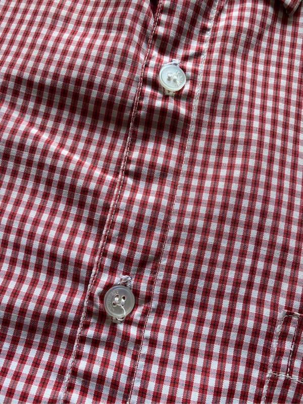 Kemeja Shirt Plaid Red S135, foto 5